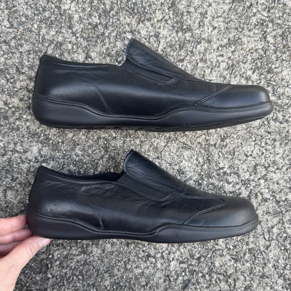 Birkenstock Footprints Black Leather Loafer EU 41 (US W 10-10.5, M 8-8.5)Comfort - Picture 7 of 10